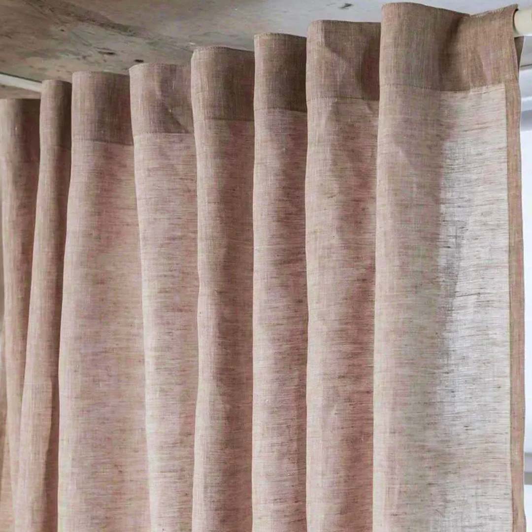 Cartridge Pleat Curtains (Dimout)
