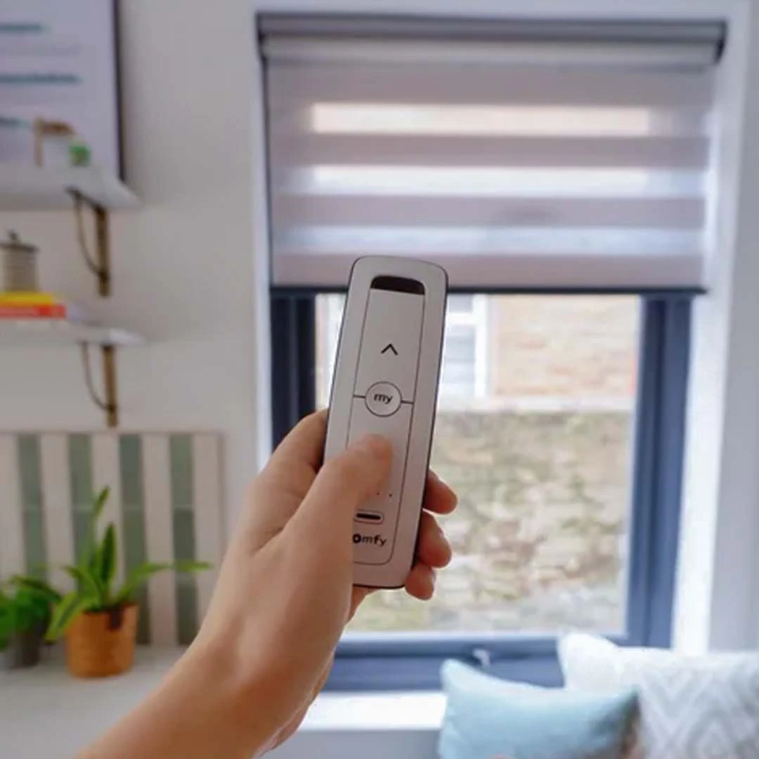Smart Motorized Zebra Roller Blind