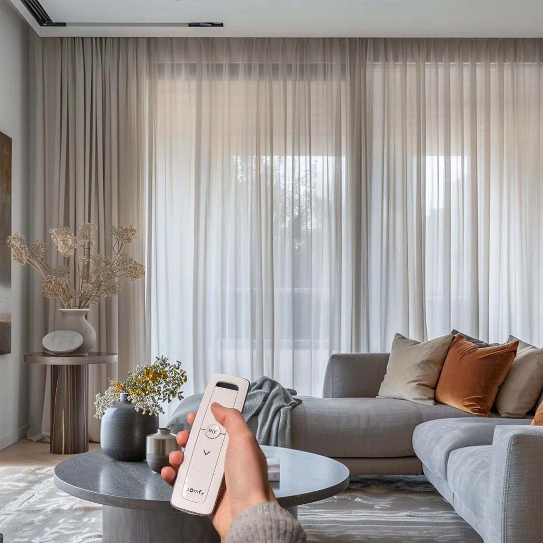 Smart Motorized Sheer Curtains